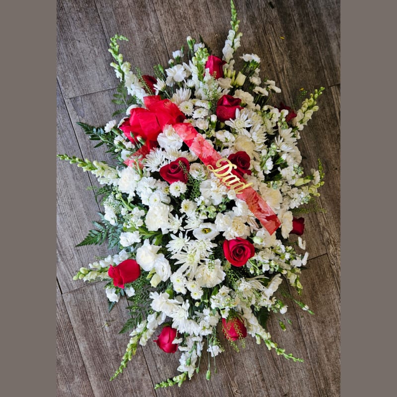standing funeral spray delivery to Cota Funeral Home North Reading
