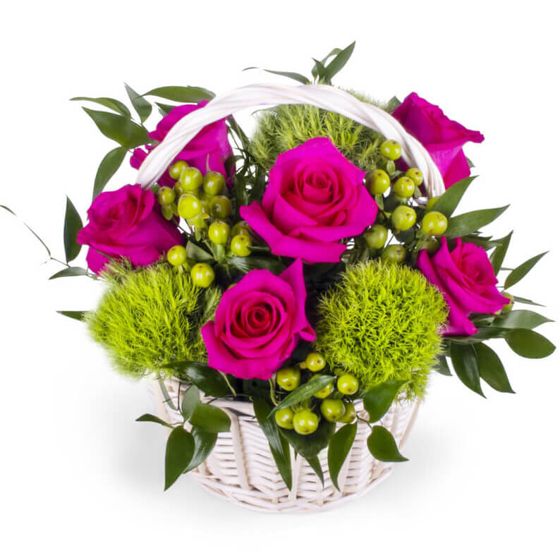 Rosy Sunday Flower Bouquet