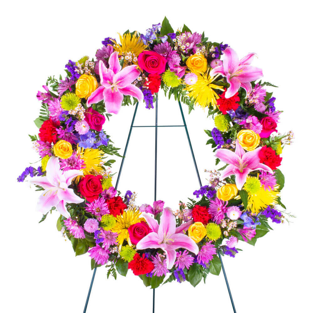 Sympathy Wreath Flower Bouquet