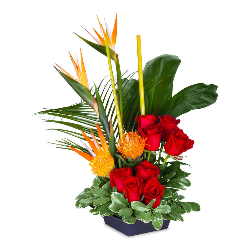 Tropical Zen Garden Flower Bouquet