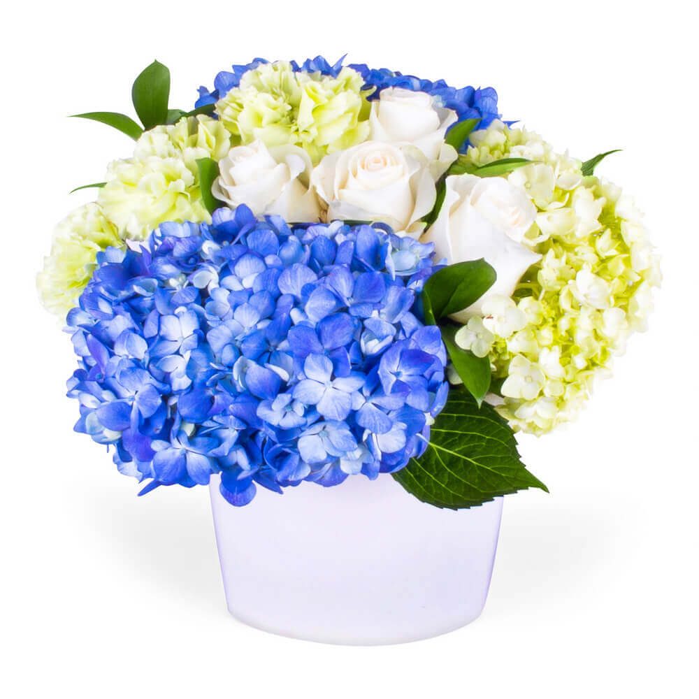 Hydrangea Blues Flower Bouquet