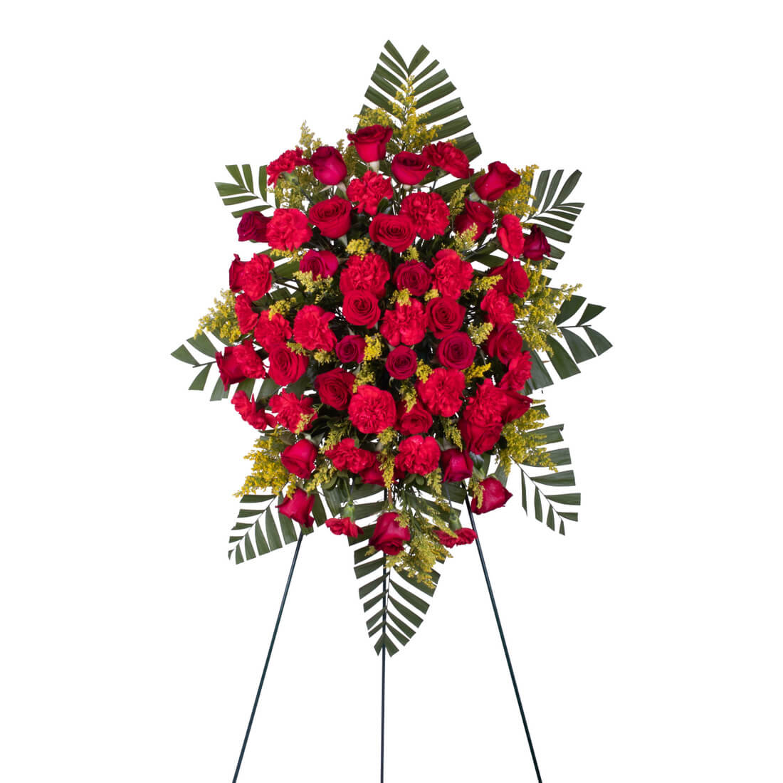 Red Tribute Standing Spray