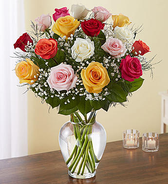 Premium Multicolor Roses Flower Bouquet