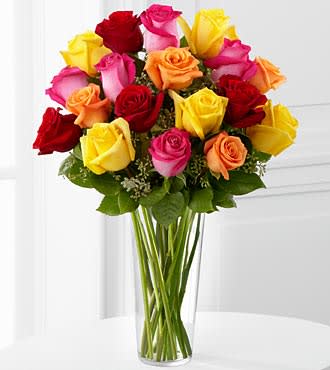 The FTD® Bright Spark™ Rose Bouquet Flower Bouquet