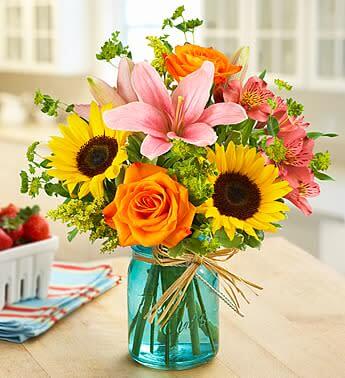 Sunny Garden Bouquet Flower Bouquet