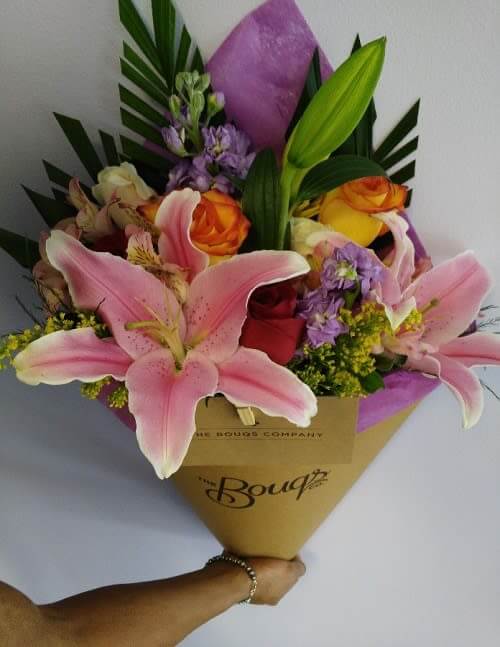 Designers Choice Wrapped Bouquet Flower Bouquet