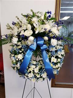 Blue Jay Wreath