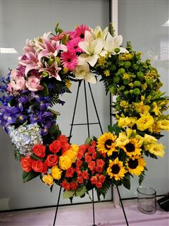 A Joyful Angel Has Gone Home Wreath