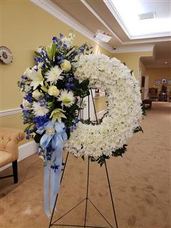 Blue Heritage Wreath