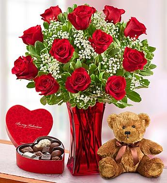 Abundant Love Premium Long Stem Roses Flower Bouquet