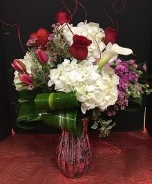 Hearts of Love Flower Bouquet