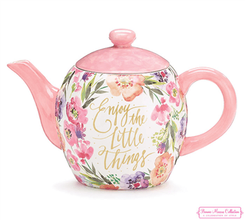 Floral Inspiration Ceramic Teapot