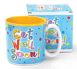 Get Well Mug Flower Bouquet