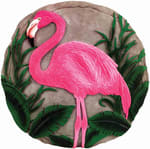 Flamingo Stepping Stone Flower Bouquet