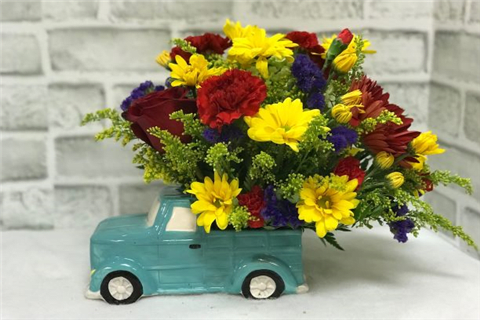Dad's Truck Bouquet Flower Bouquet