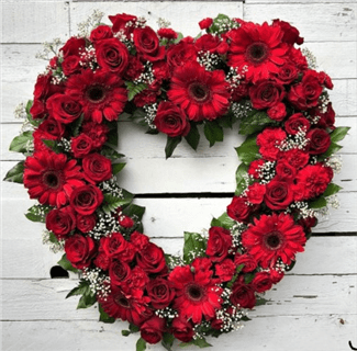 Open Heart Standing Spray