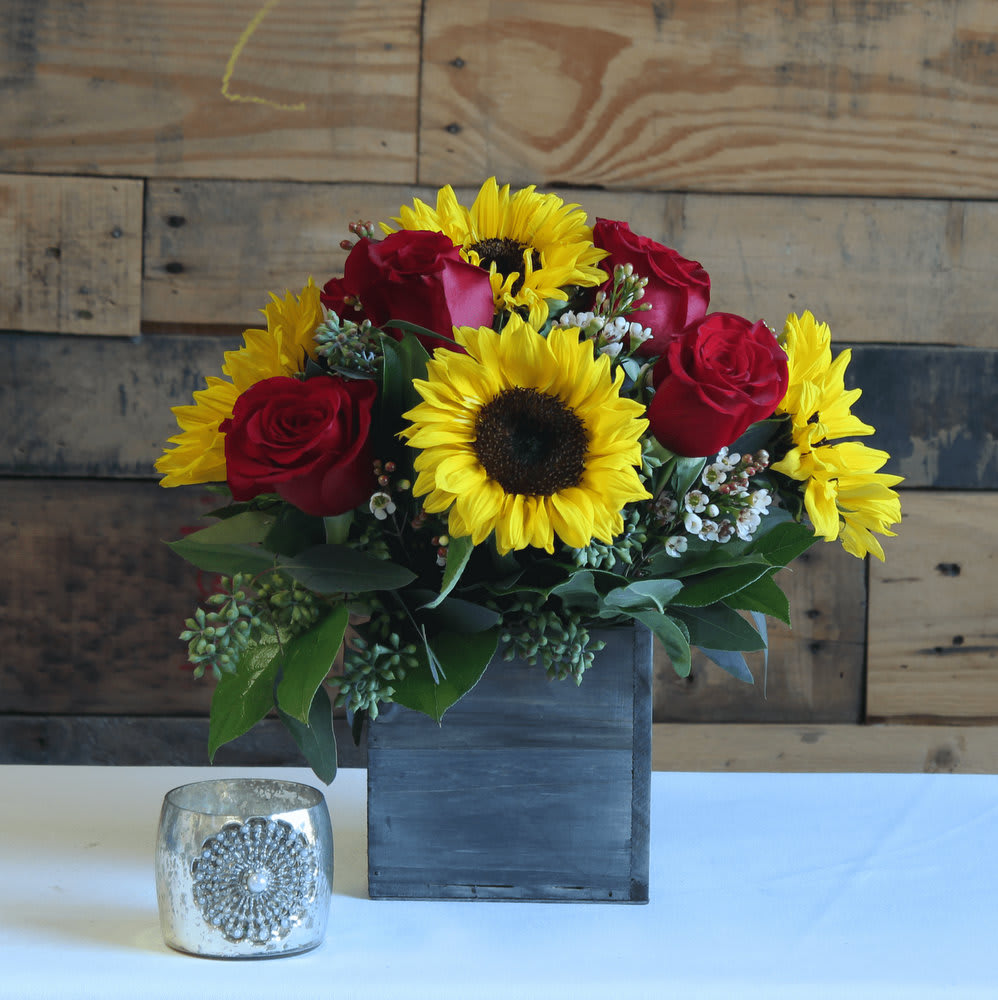 Sunshine and Roses by Fanny's Flowers Flower Bouquet