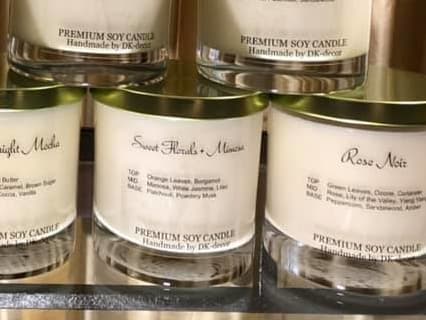 DK Decor Candle Flower Bouquet