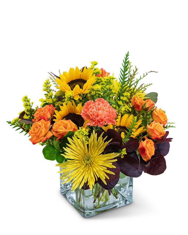 Splendid Fall Flower Bouquet