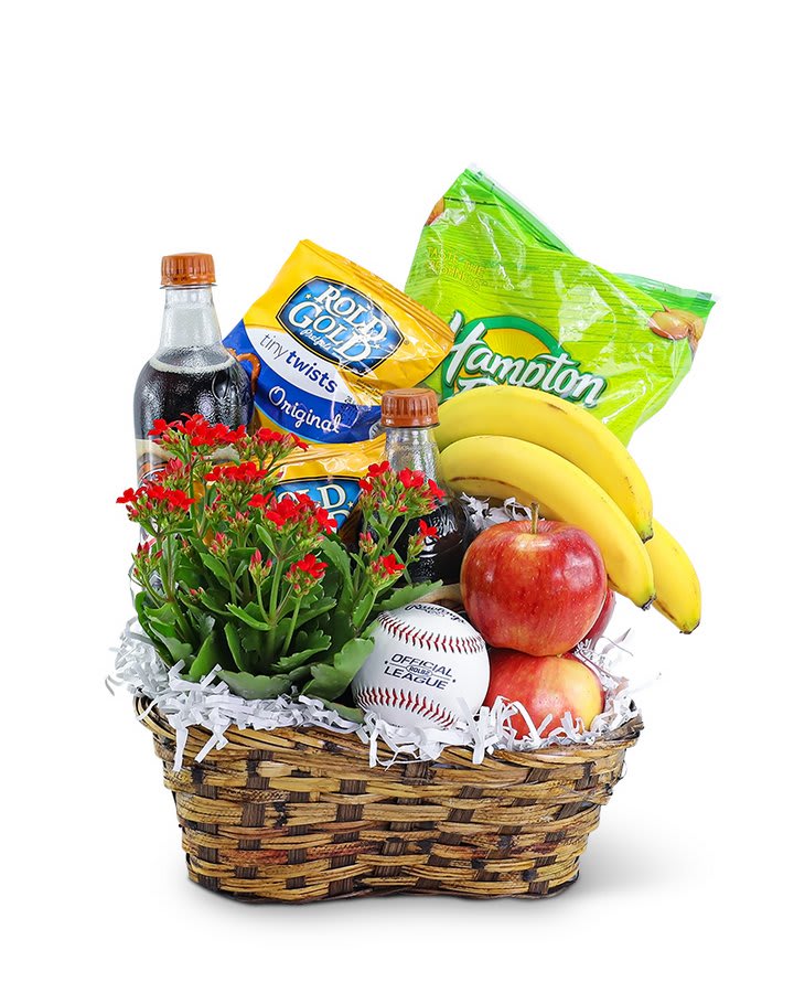 Home Run Basket Flower Bouquet