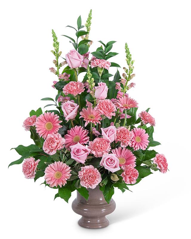 Forever  Adored  Urn Flower Bouquet