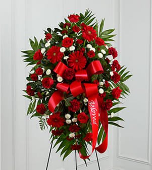 The FTDÂ® Treasured Memoriesâ„¢ Standing Spray