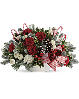 Jolly Candy Cane Bouquet