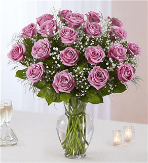 Lavender Roses 24,36,48 Flower Bouquet