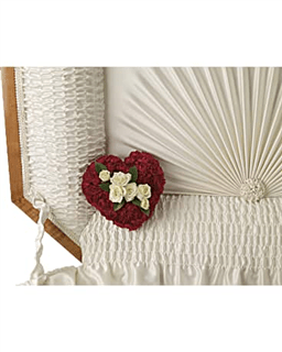  A Devoted Heart Casket Insert