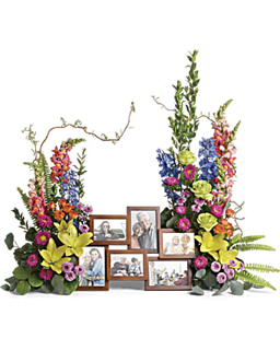 Loving Farewell Photo Tribute Bouquet