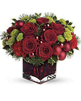 Teleflora's Merry & Bright Flower Bouquet