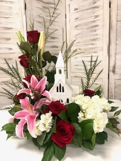 Church Fresh Floral Arrangement