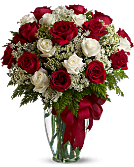 Love's Divine Bouquet - Long Stemmed Roses Flower Bouquet