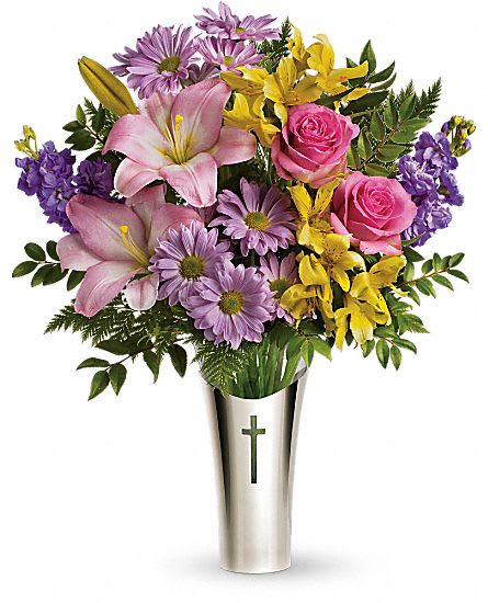 Silver Cross Bouquet