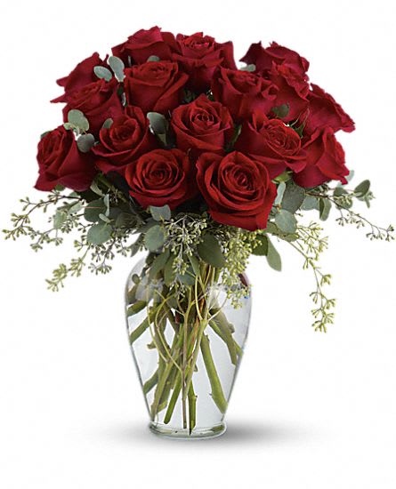 Full Heart - 16 Premium Red Roses
