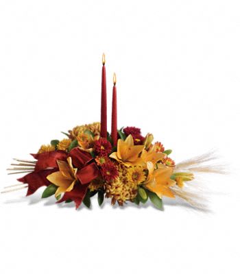 Graceful Glow Centerpiece Flower Bouquet
