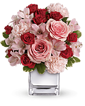 Love That Pink Bouquet with Roses