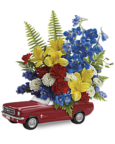 Teleflora's '65 Ford Mustang Bouquet Flower Bouquet