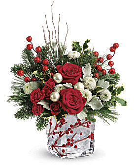 Teleflora's Winterberry Kisses Bouquet