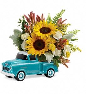Teleflora's Chevy Pickup Bouquet
