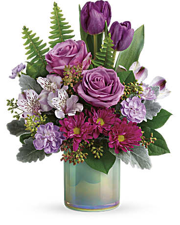 Teleflora's Art Glass Garden Bouquet