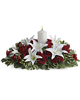 Luminous Lilies Centerpiece