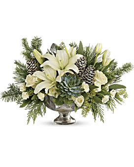 Teleflora's Winter Wilds Centerpiece