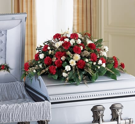 Sincerity Casket Spray Flower Bouquet
