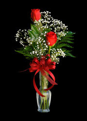 Double Rose Bud Vase