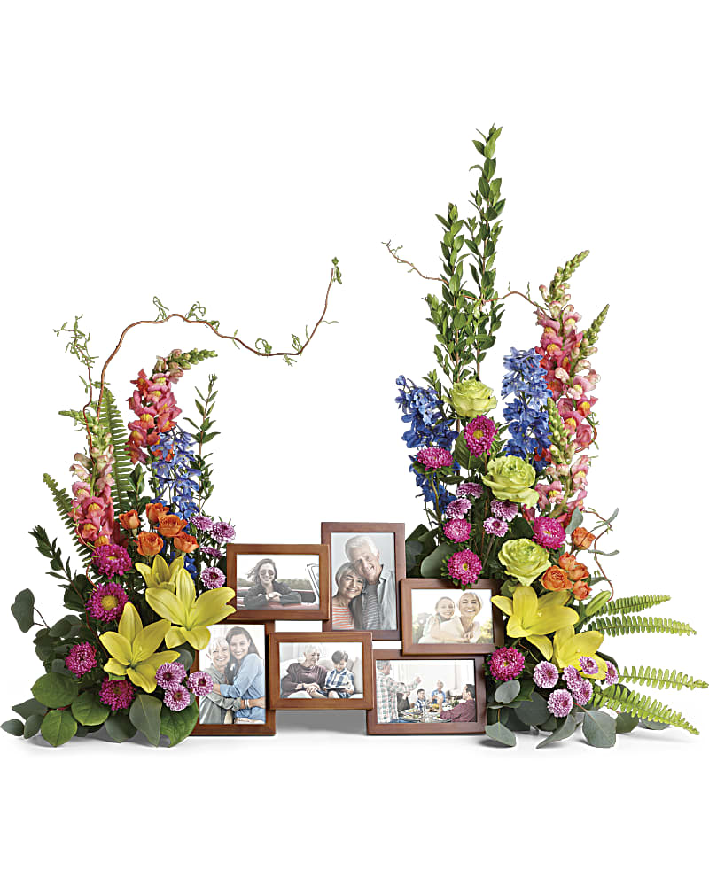 Loving Farewell Photo Tribute Bouquet