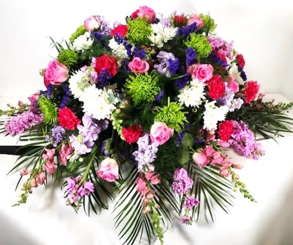 Garden of Memories Casket Spray