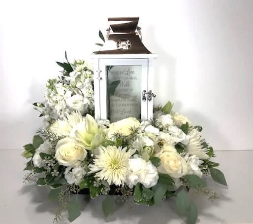 Lantern with Flower Surround