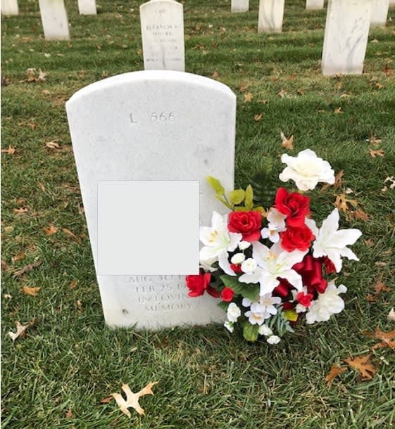 Artificial Grave Floral Arrangement