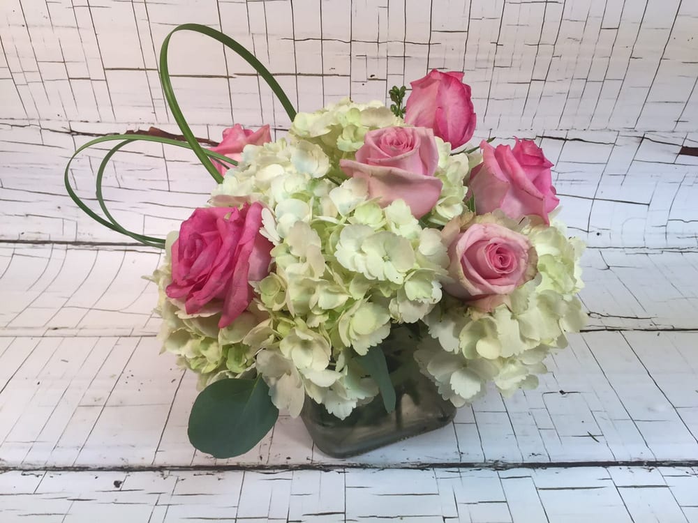 Hydrangeas and Roses Arrangement